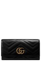 Women's Gucci Gg Marmont Matelasse Leather Continental Wallet -