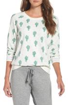 Women's Honeydew Intimates Burnout Lounge Sweatshirt - White