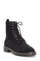 Women's Lucky Brand Idara Lace-up Bootie .5 M - Black