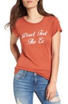Women's Pst By Project Social T Don't Text The Ex Graphic Tee - Red