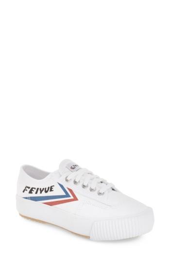 Women's Feiyue. 'fe Lo Platform' Canvas Sneaker M - White