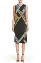 Women's Etro Patchwork Print Jersy Dress Us / 40 It - Black