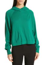 Women's Tibi Crop Hoodie, Size - Green