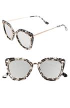 Women's Bonnie Clyde Temple 52mm Sunglasses - Winter Marble