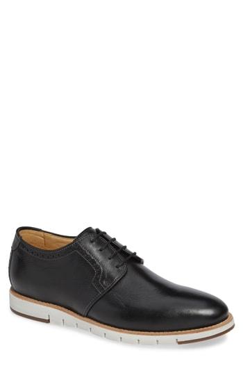 Men's J & M 1850 Martell Plain Toe Derby M - Black