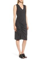 Women's Kenneth Cole New York Ruched Jersey Sheath Dress - Grey