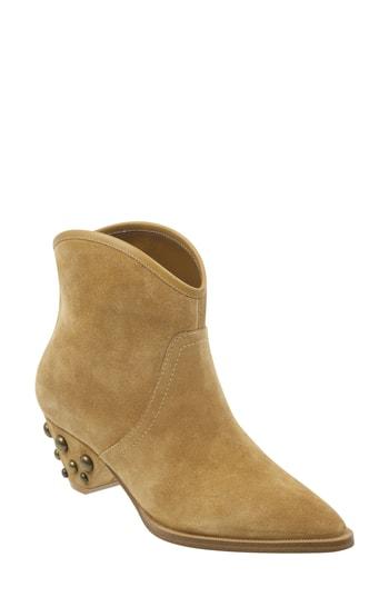 Women's Marc Fisher D Rippa Western Bootie, Size 5 M - Brown