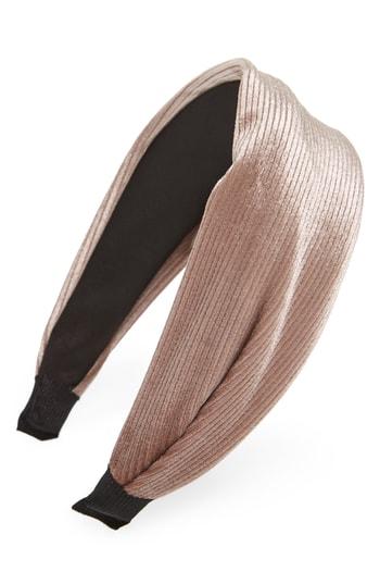Cara Pleated Headband, Size - Pink