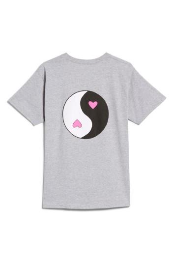 Women's Venessa Arizaga Love Yin Yang Tee - Grey