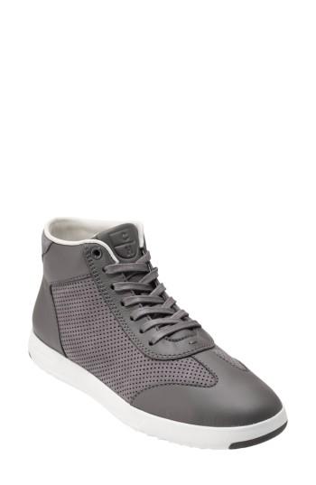 Women's Cole Haan Grandpro High Top Sneaker .5 B - Grey