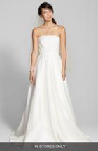 Women's Jesus Peiro Embroidered Waist Stripe Organza A-line Dress