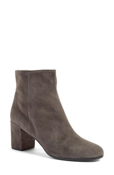 Women's Vince 'blakely' Block Heel Bootie M - Grey