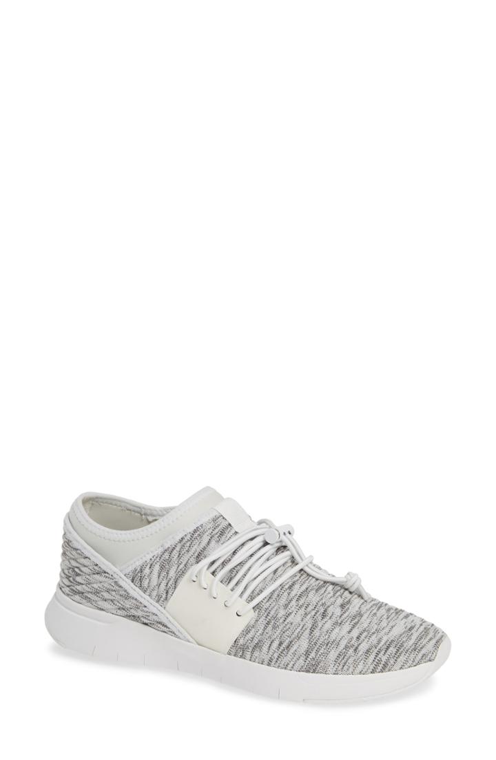 Women's Fitflop Artknit Sock Sneaker M - White
