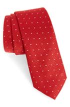 Men's Salvatore Ferragamo Medallion Jacquard Silk Tie, Size - Red