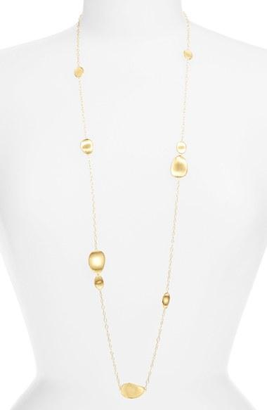 Women's Marco Bicego 'lunaria' Long Station Necklace