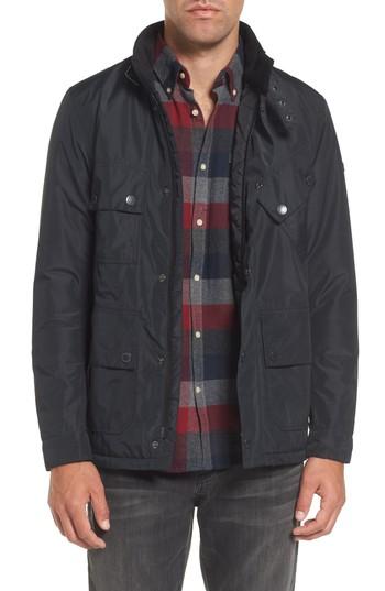 Men's Barbour B.intl Tyne Waterproof Jacket - Black