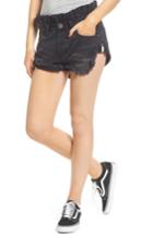 Women's One Teaspoon Le Bandits Denim Shorts - Black