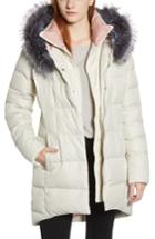 Women's The North Face Hey Mama Water Repellent 550 Fill Power Down Parka With Faux Fur Trim - White