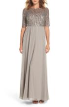 Women's Adrianna Papell Embellished Bodice Gown