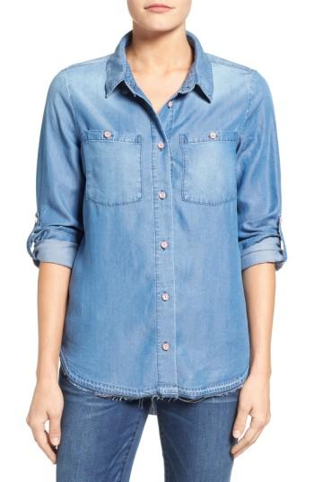Women's Wit & Wisdom Chambray Top - Blue