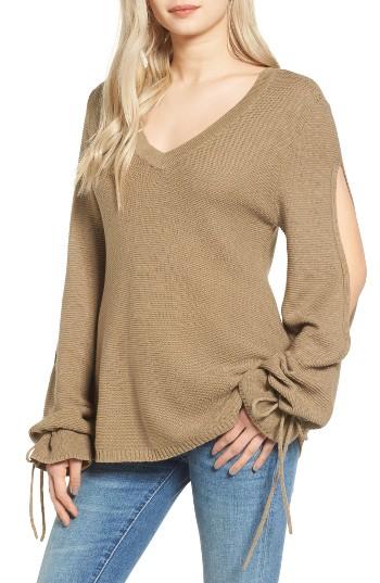 Women's Somedays Lovin Split Sleeve Sweater - Green