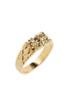 Women's Cam Textured Pinkie Ring