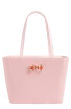Ted Baker London Small Lamica Patent Leather Shopper - Pink