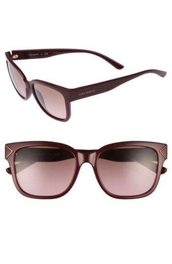 Women's Tory Burch 55mm Gradient Sunglasses - Bordeaux