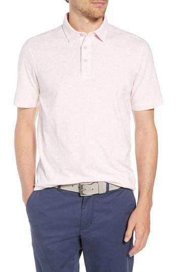 Men's 1901 Jaspe Jersey Polo - Pink
