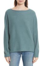 Women's Vince Boxy Cashmere Sweater - Blue/green
