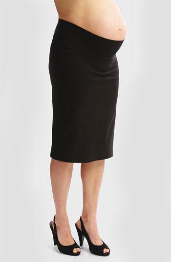Women's Japanese Weekend 'bengaline' Straight Maternity Skirt