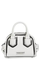 Kendall + Kylie Holly Mini Leather Satchel - White