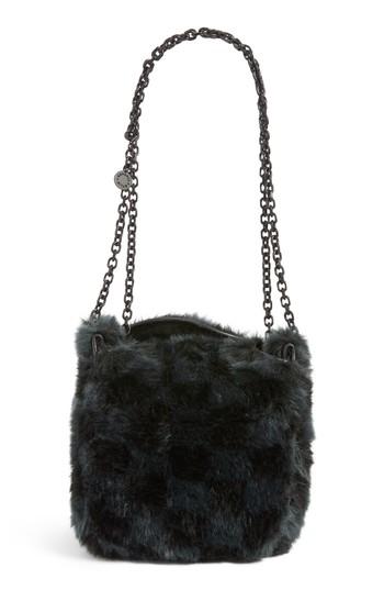 Kendall + Kylie Faux Fur Bucket Bag -