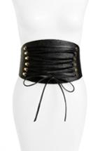 Women's Raina Oxford Corset Belt - Black