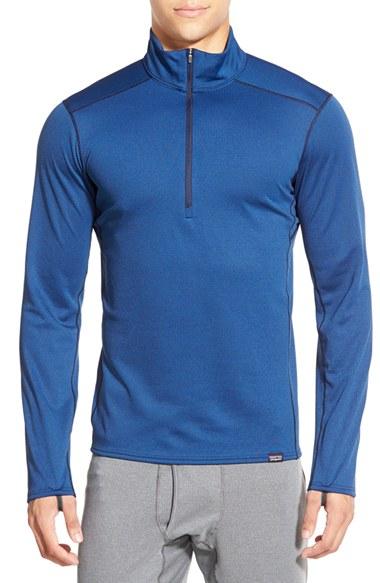 Men's Patagonia 'capilene Midweight' Base Layer Half Zip T-shirt