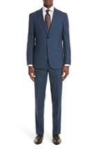 Men's Z Zegna Drop 7 Trim Fit Solid Wool & Silk Suit