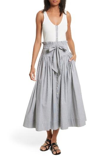 Women's La Vie Rebecca Taylor Knit & Poplin Midi Dress