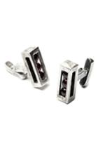 Men's Title Of Work Encase Garnet Cuff Links