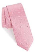 Men's 1901 Mawbly Mini Skinny Silk Tie, Size - Pink