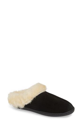 Women's Minnetonka Sheepskin Mule Slipper M - Grey