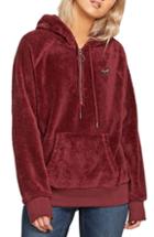 Women's Volcom Snugz N Hugz Hoodie - Burgundy