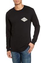Men's Rip Curl Cast Long Sleeve T-shirt, Size - Black