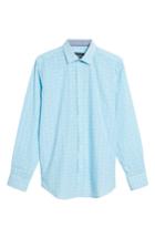 Men's Bugatchi Classic Fit Whisper Of Spring Sport Shirt - Blue