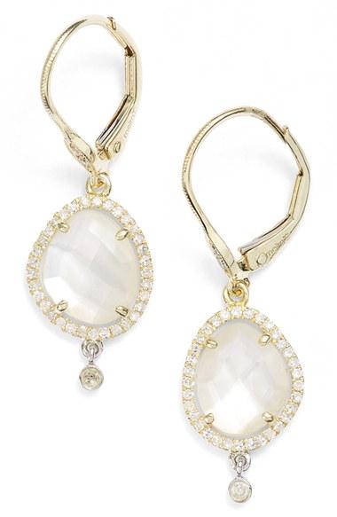 Women's Meirat Diamond & Semiprecious Stone Drop Earrings