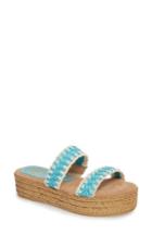 Women's Sbicca Anette Slide Sandal M - Blue