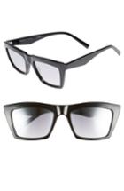 Women's Kendall + Kylie Kamilla 53mm Square Sunglasses - Black/ Smoke Gradient Flash