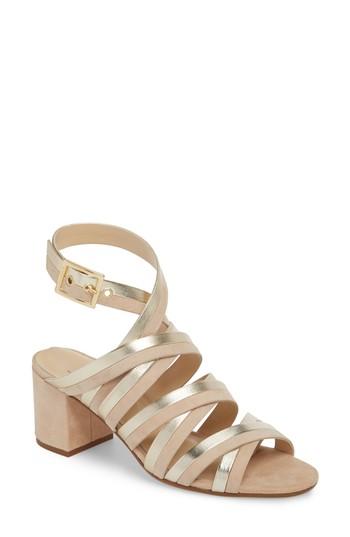 Women's Amalfi By Rangoni Leda Strappy Sandal M - Beige