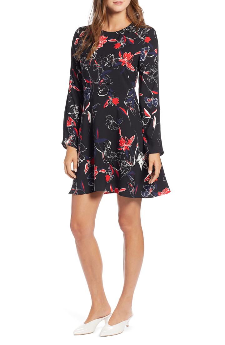 Women's Halogen Floral Shift Dress