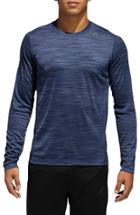 Men's Adidas Ultimate Tech Long Sleeve T-shirt, Size - Blue