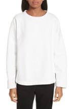 Women's Vince Mock Neck Sweatshirt - White